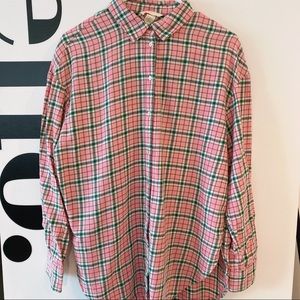 H&M Pink Plaid Shirt Size 4
